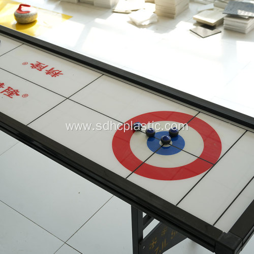 Synthetic ICE Curling Sheets